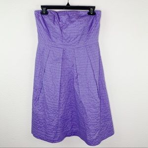 NWT J Crew Strapless Midi Pocket Dress F2 G121